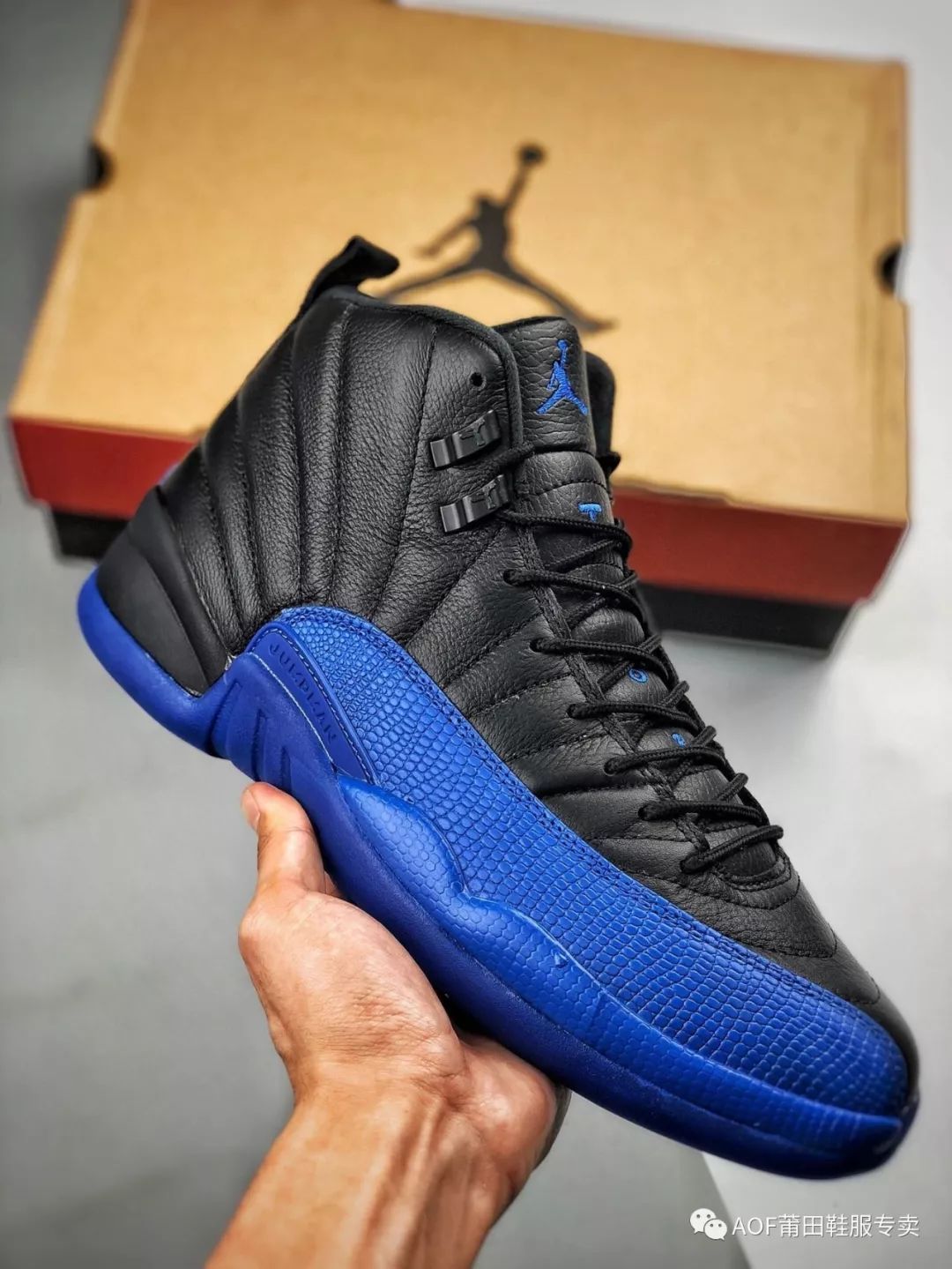 皇家榮耀!air jordan 12 game royal aj12皇家黑藍開箱測評!