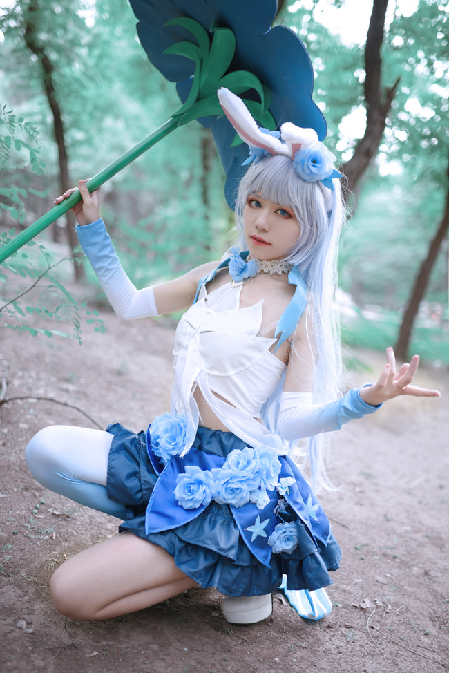 王者荣耀cos,这个可爱公孙离的大长腿太不科学了