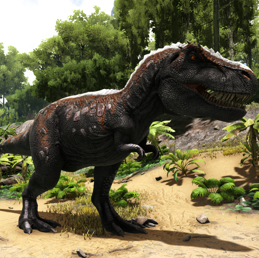 方舟:有超强攻击力与反伤能力的"肯氏霸王龙",竟然开始吃素了