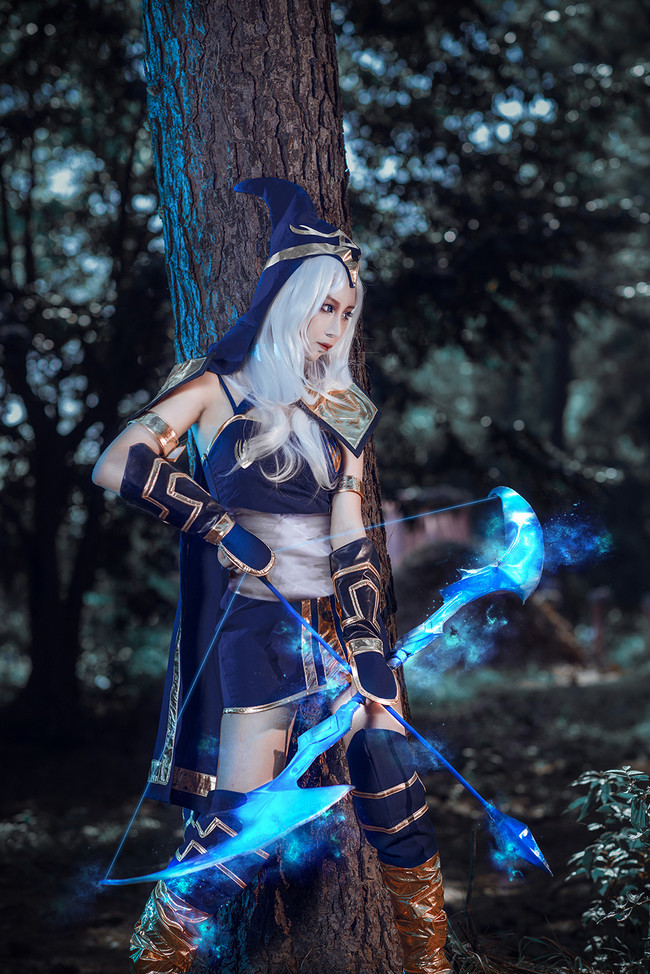 英雄联盟cos,寒冰中的魔法之弓,锐利的箭