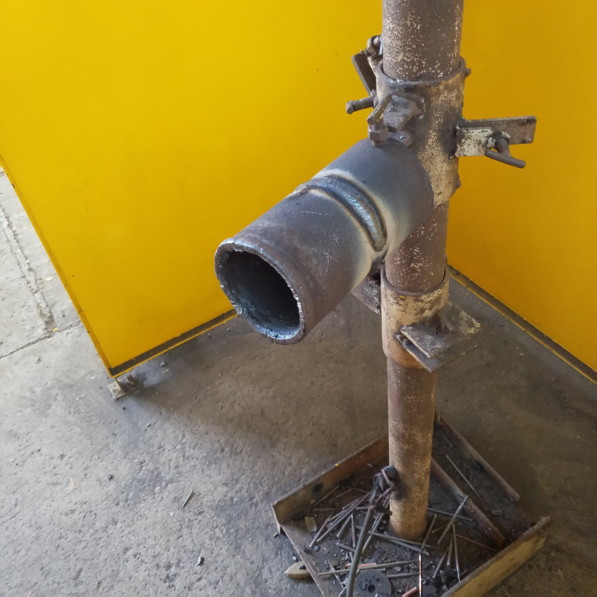 管道焊接图片,固定口多