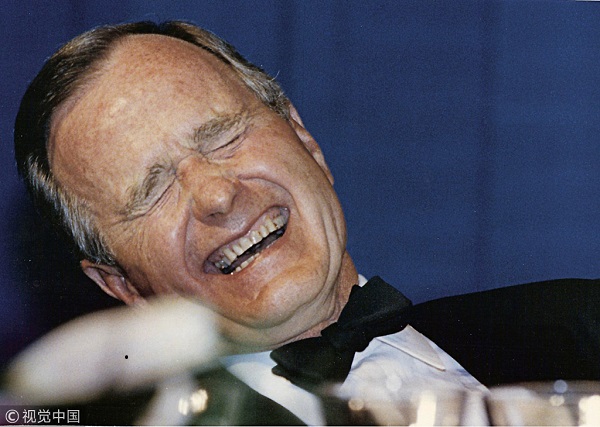 老布什语录:和克林顿一起做与政治无关的事情很愉快