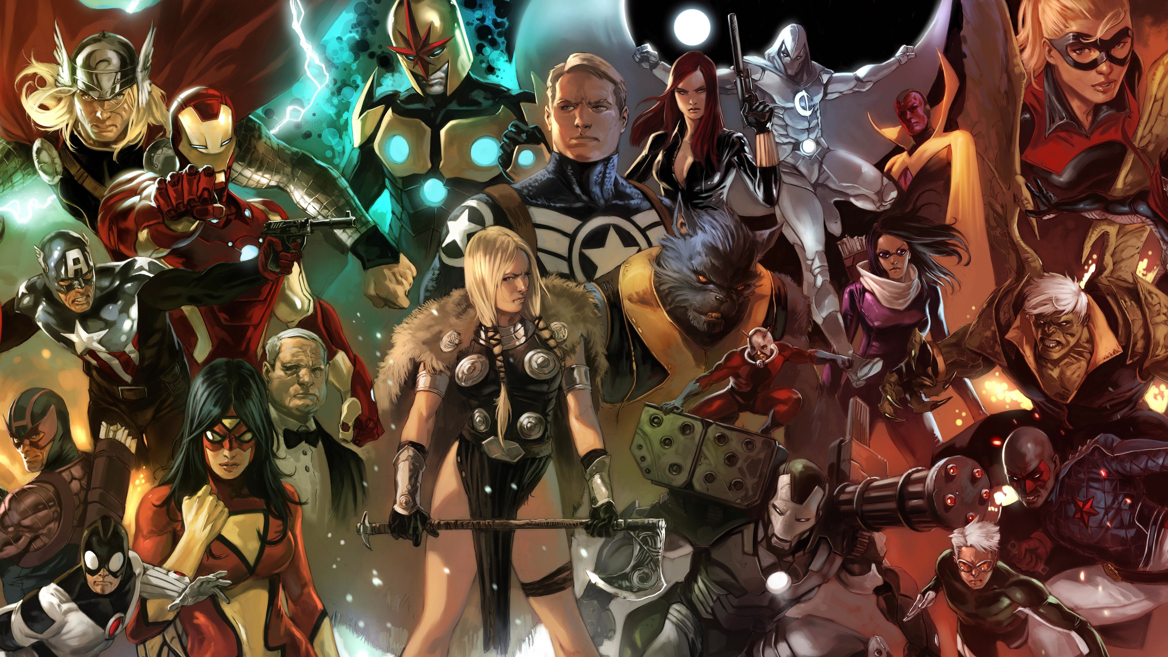 漫威宇宙 转载自百家号作者:美漫英雄联盟