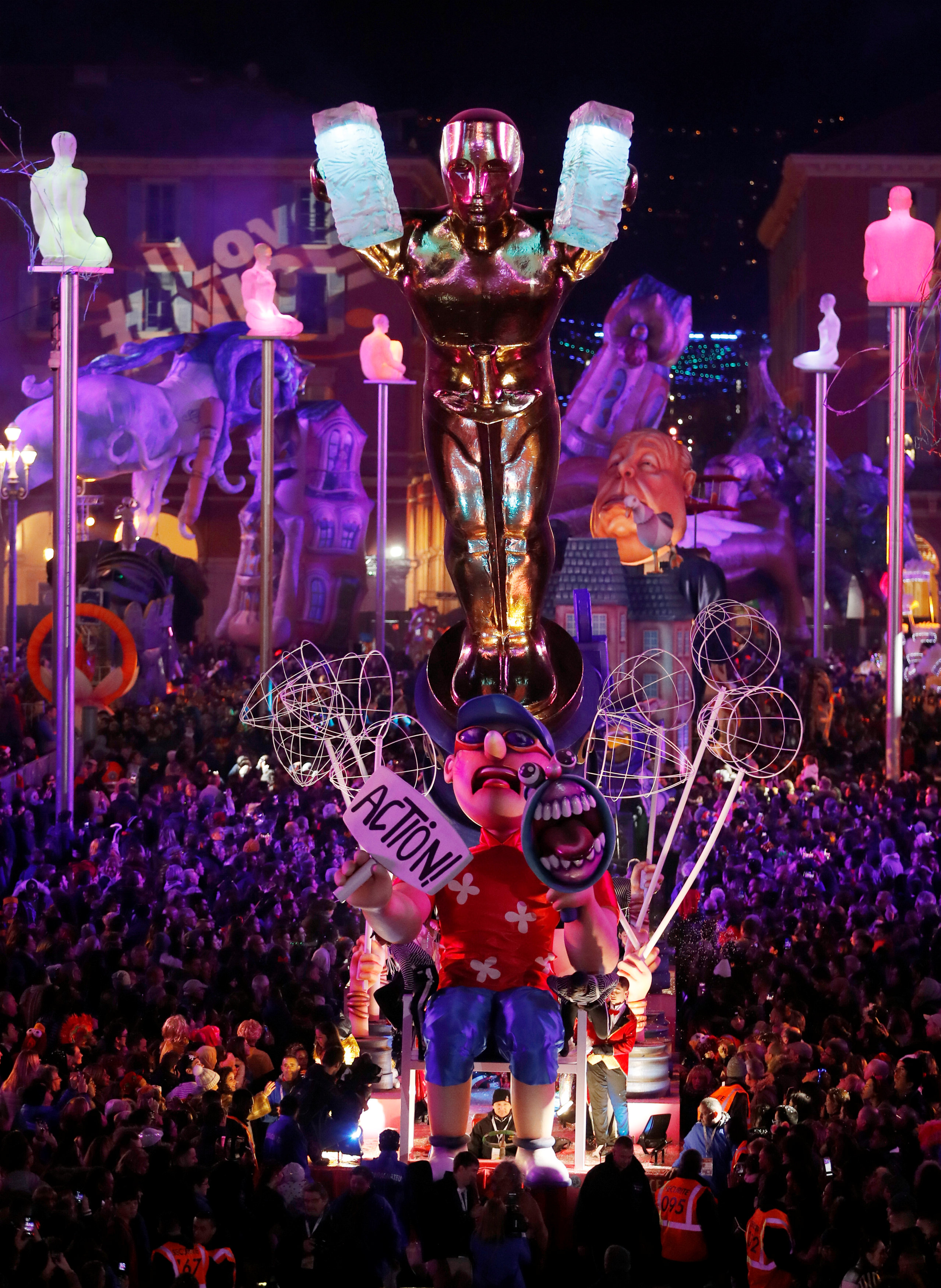 法国尼斯狂欢节开幕(1)