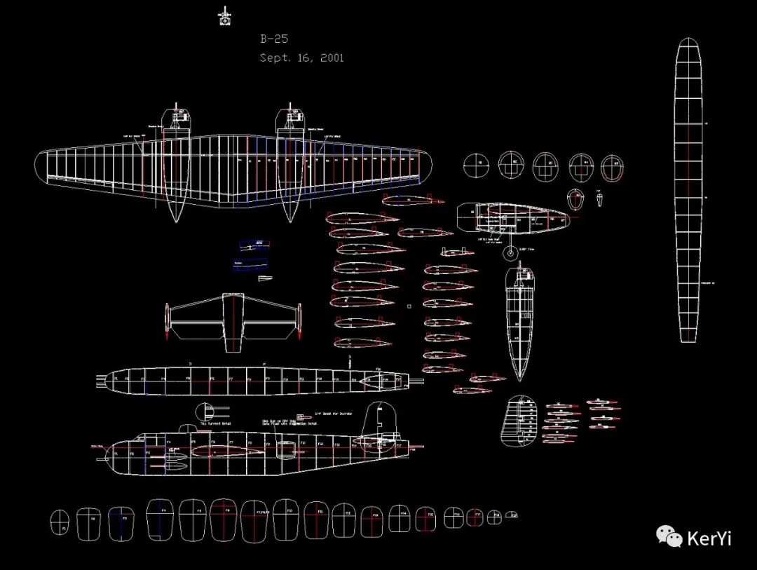 航模飛機圖紙27套