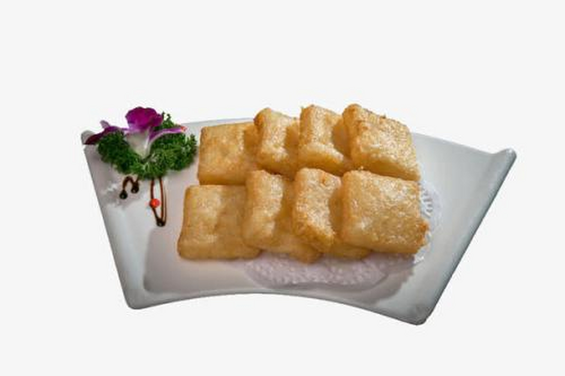 糍粑块是四川省汉族特色小吃,米食,色泽棕黄,皮酥内软,香脆味美,咸鲜