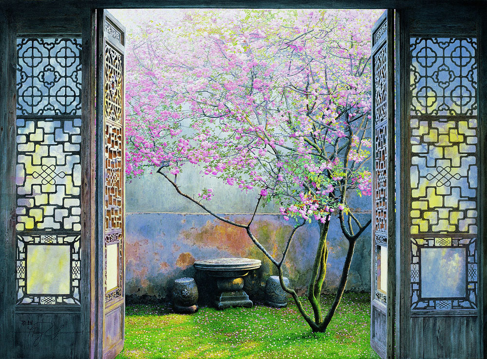 水彩画:中国画家黄有维笔下的老北京,太美了