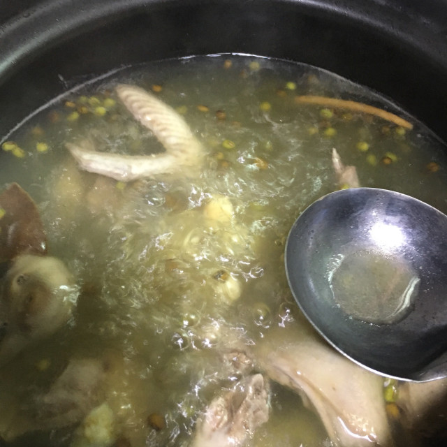 老鸽绿豆汤,鲜美好喝不腻,老少皆宜味道太赞了
