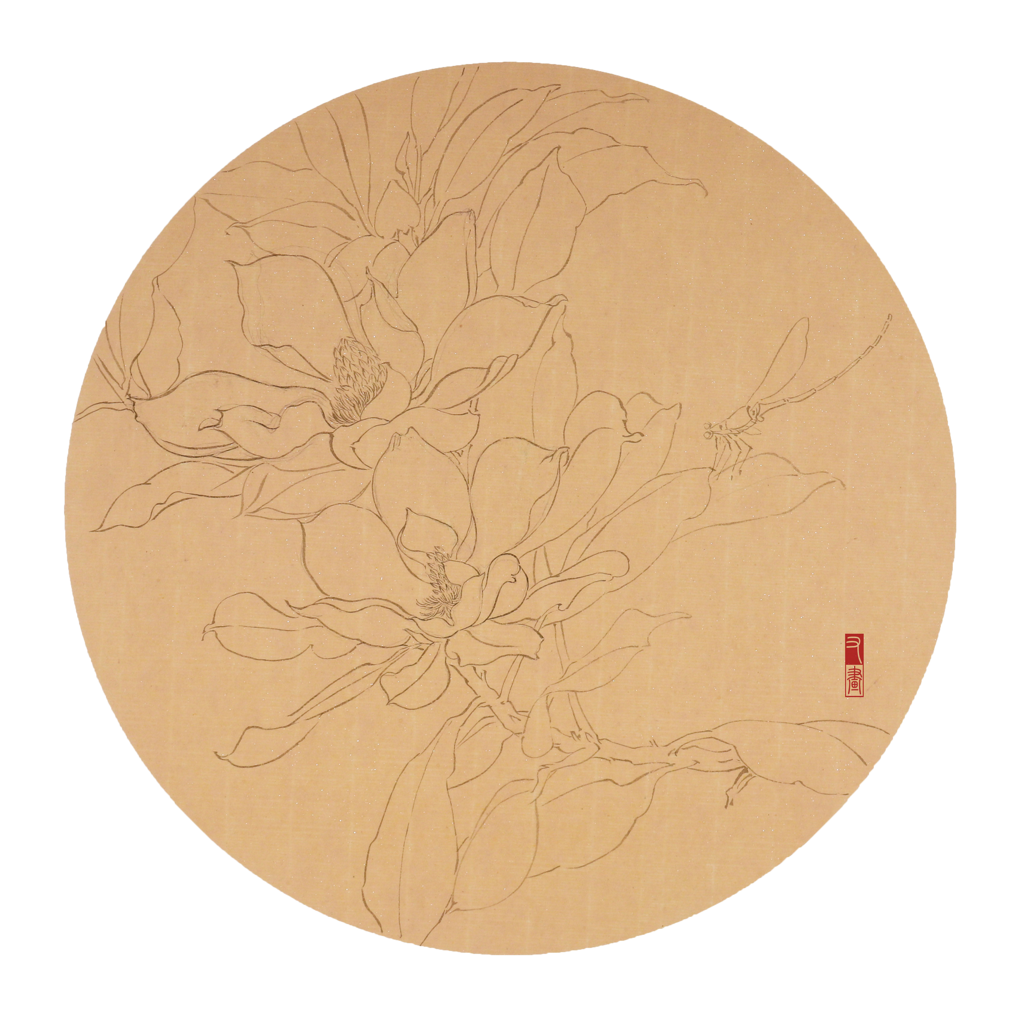 中国画花卉白玉兰绘画简易教程