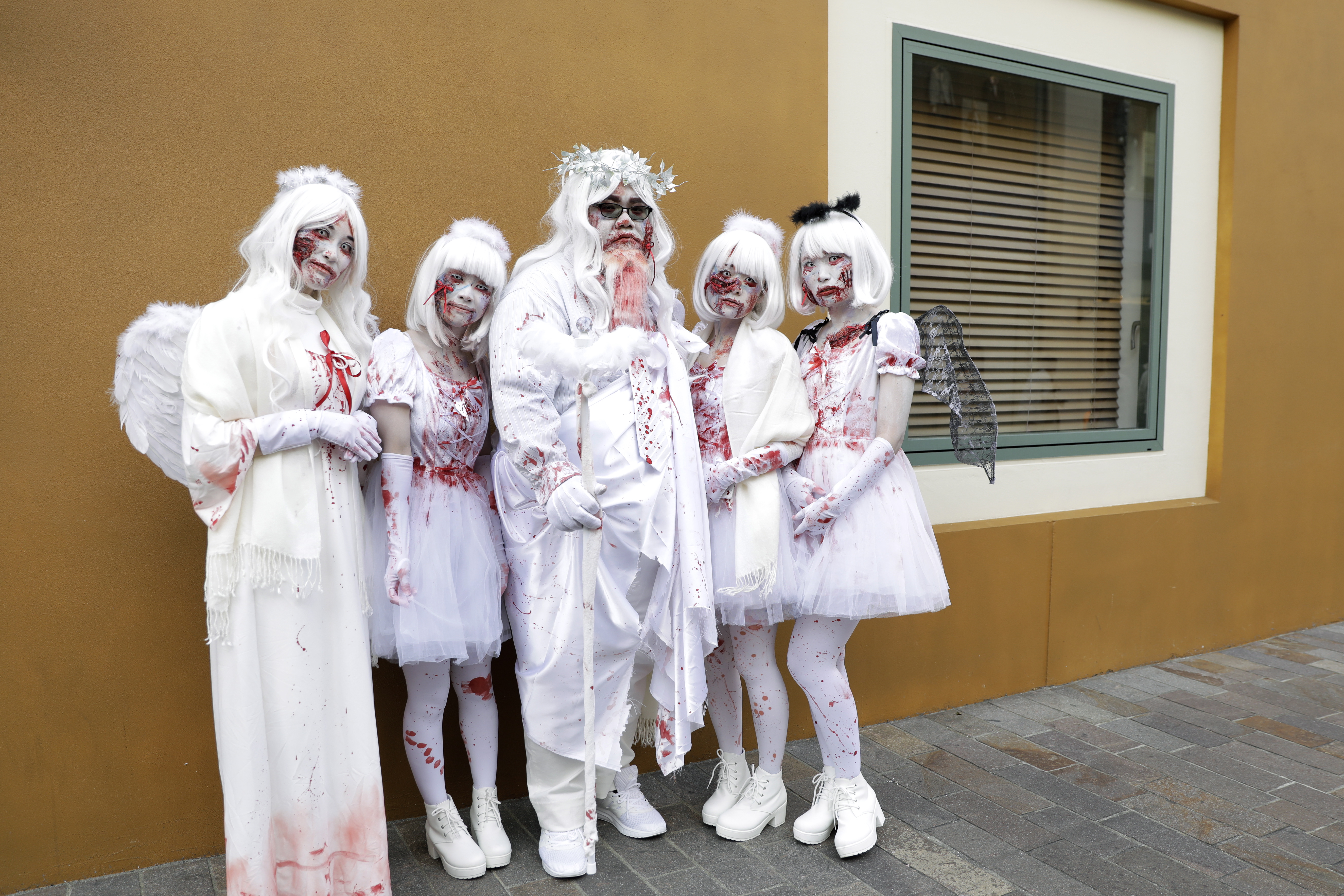 日本举行万圣节巡游活动