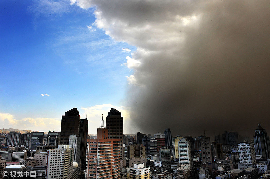 雾霾未去 沙尘又至 那些年我们经历的沙尘暴天气