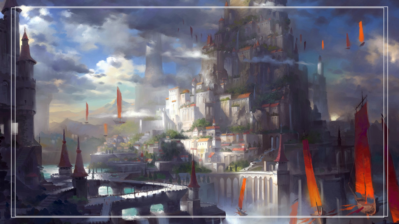 cg游戏里的城堡有多美?宛如仙境