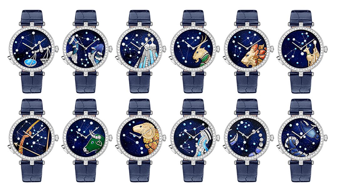 在方寸间欣赏星空之美 梵克雅宝全新12星座腕表