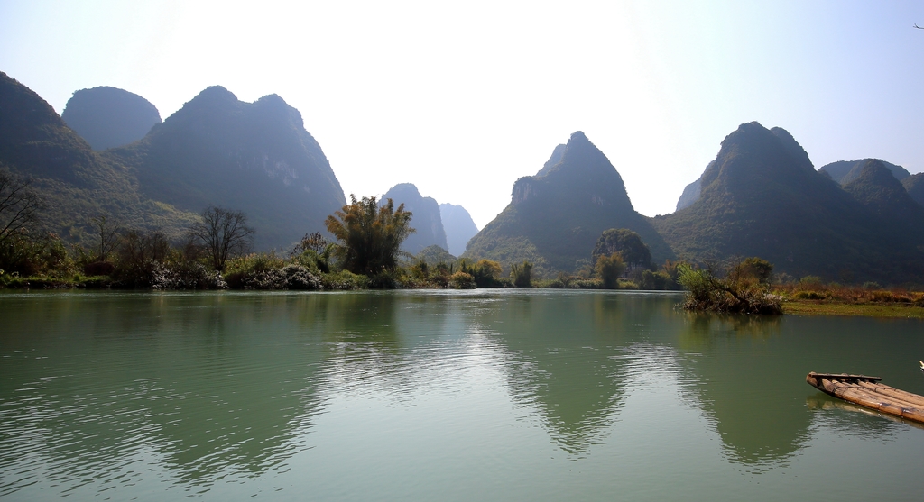 山美水美,遇龙河山水景色美如画