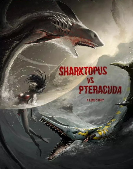 八爪狂鲨大战梭鱼翼龙