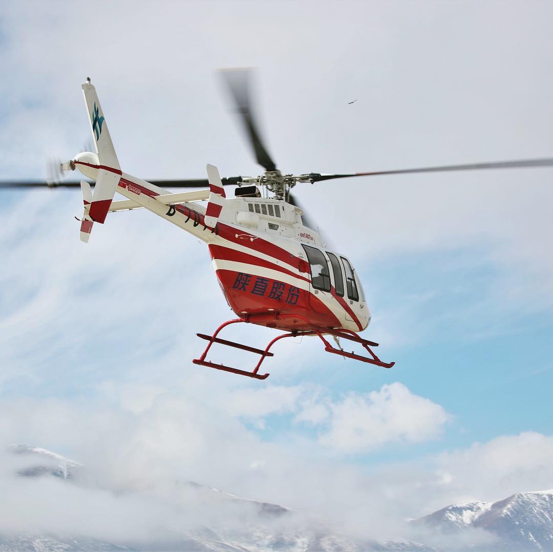 贝尔407gxp直升机青藏高原试飞