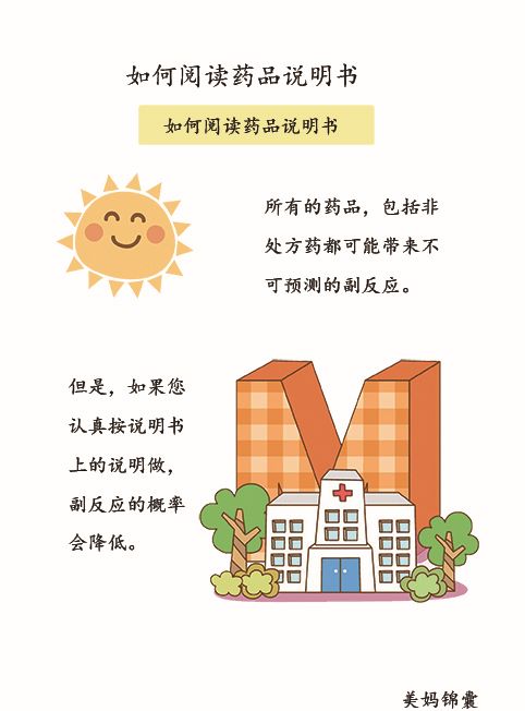 教大家如何阅读药品说明书