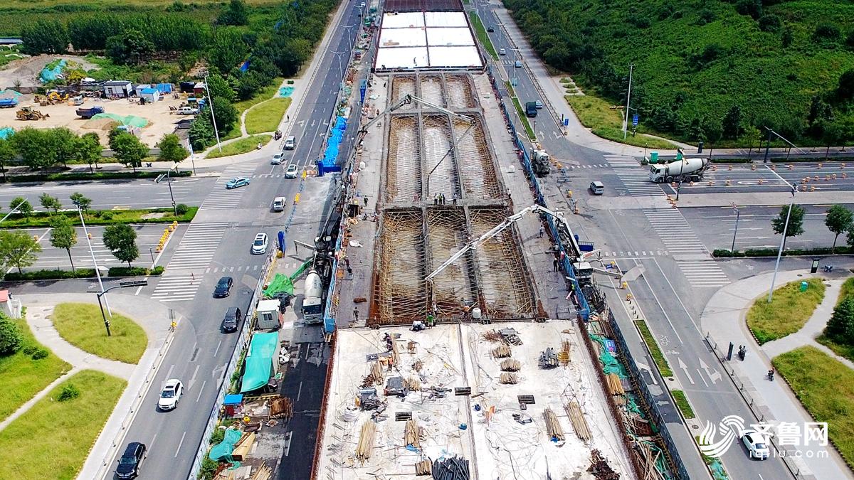 飛吧山東丨航拍濟南北園大街快速路西延 東西大貫通更近一步