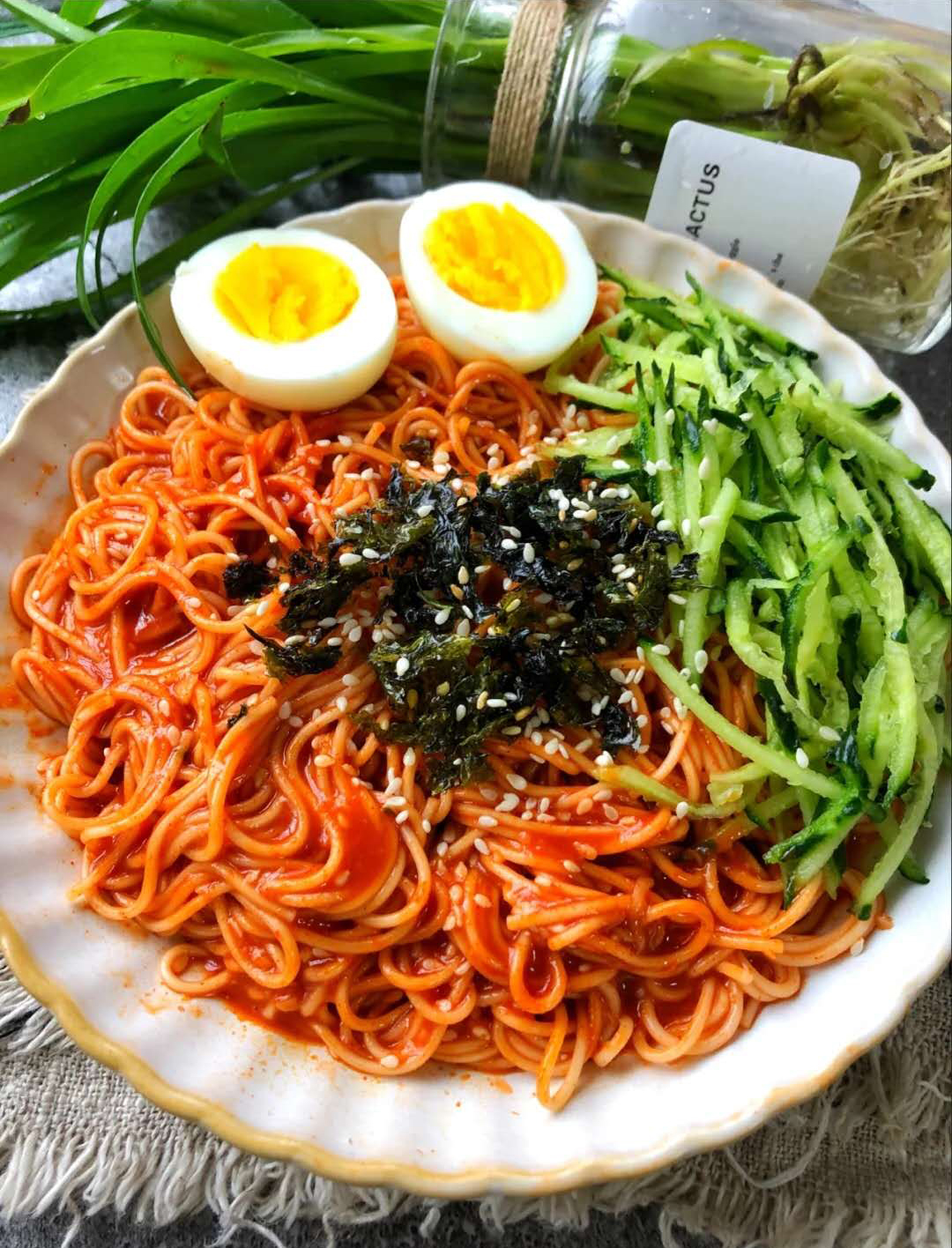 五分钟搞定的韩式拌面,做法简单零失败,一定不要错过