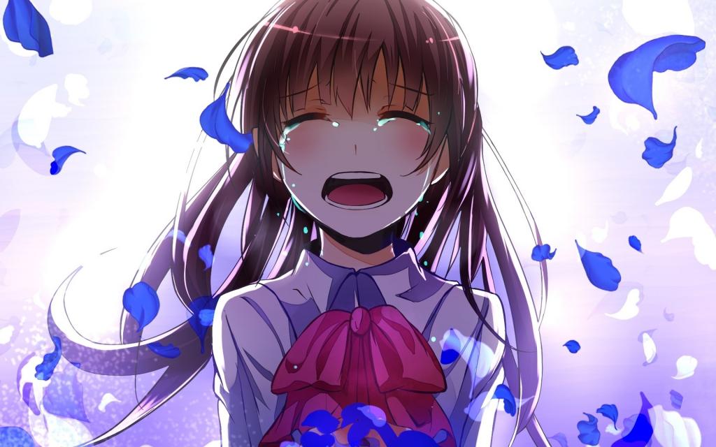 这组动漫女孩哭泣的样子,像仙女落泪,真的好让人心疼!