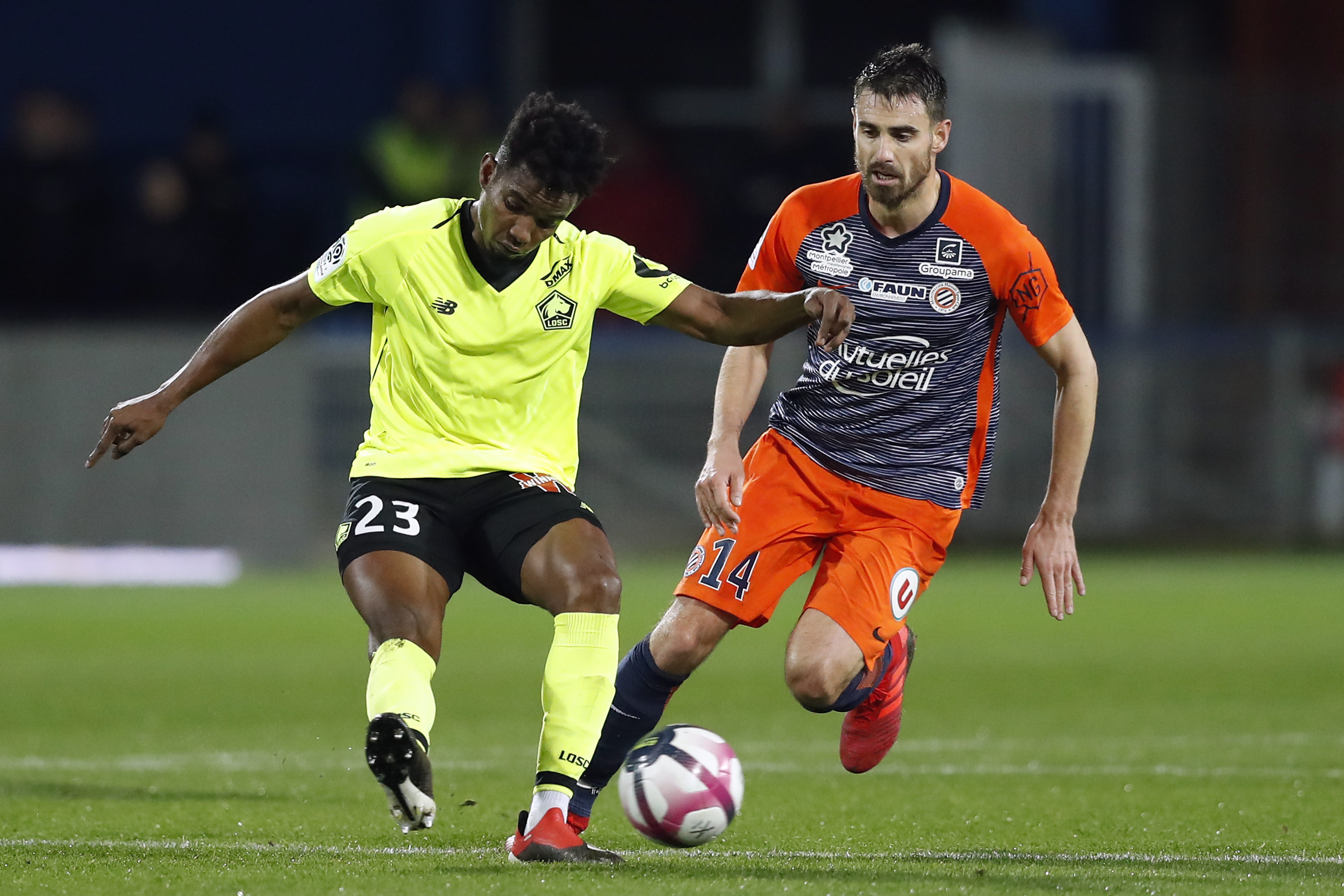 足球——法甲联赛:里尔胜蒙彼利埃