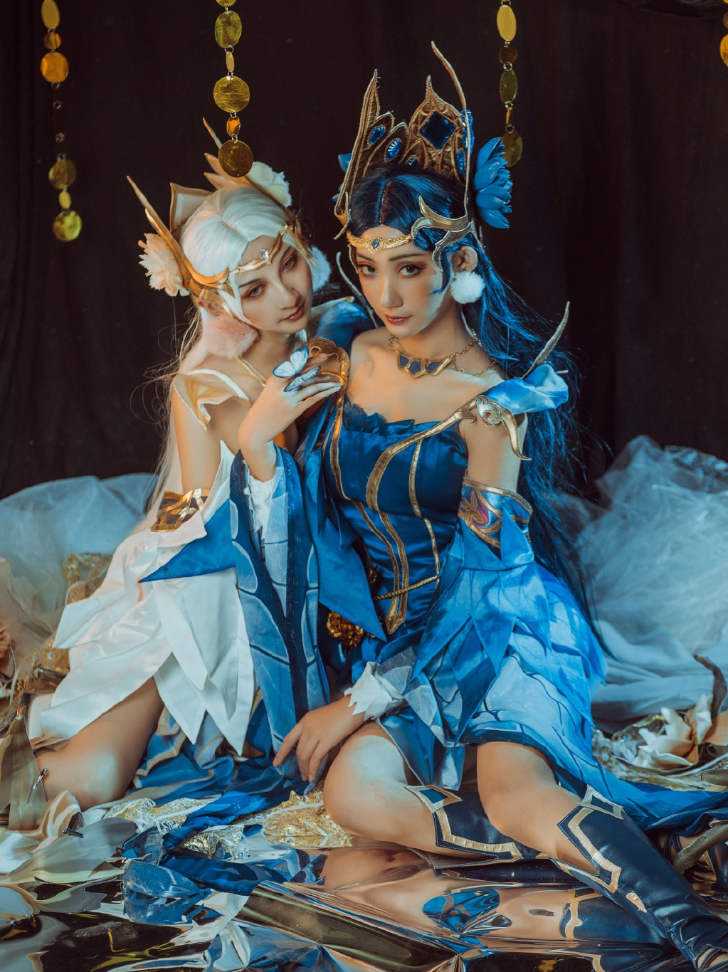 白:庚旻 ,蓝:人中聋疯许陌蓁 ,摄后:genji-云溪溪