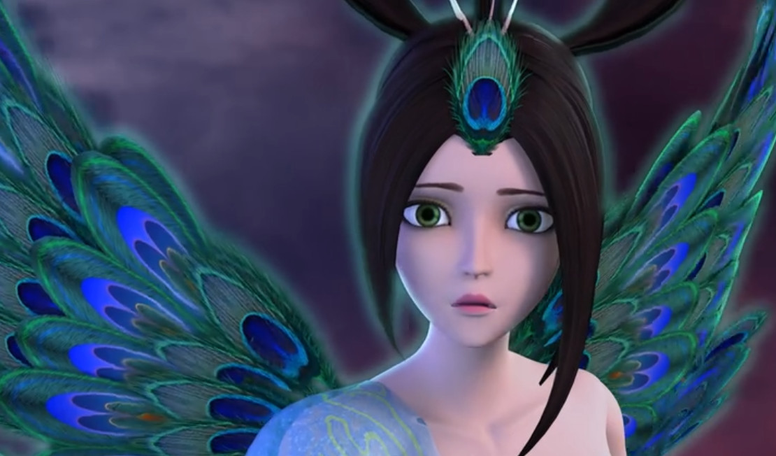 叶罗丽第七季:孔雀的秘密被冰公主揭露,冻僵她之后曝光真实身份