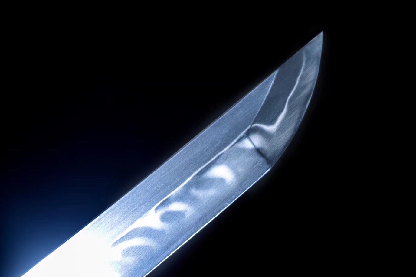 「鉴赏」铜装互目纹烧刃武士刀-龙之魂