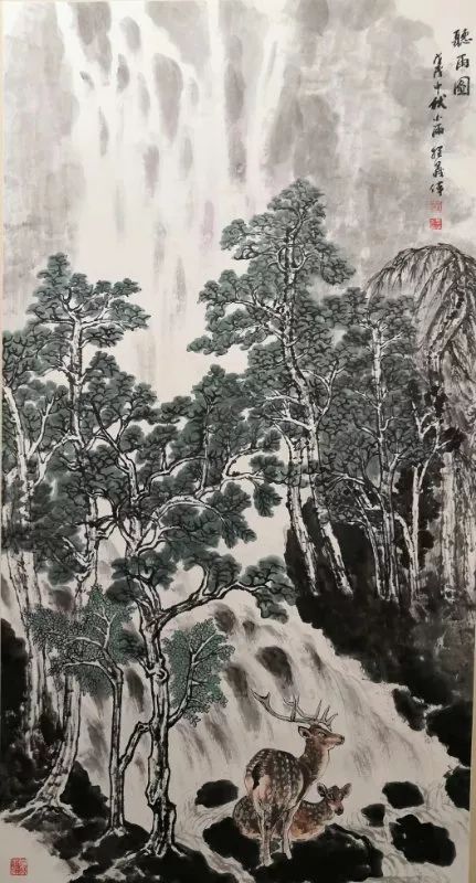 人迹于山—程义伟山水画