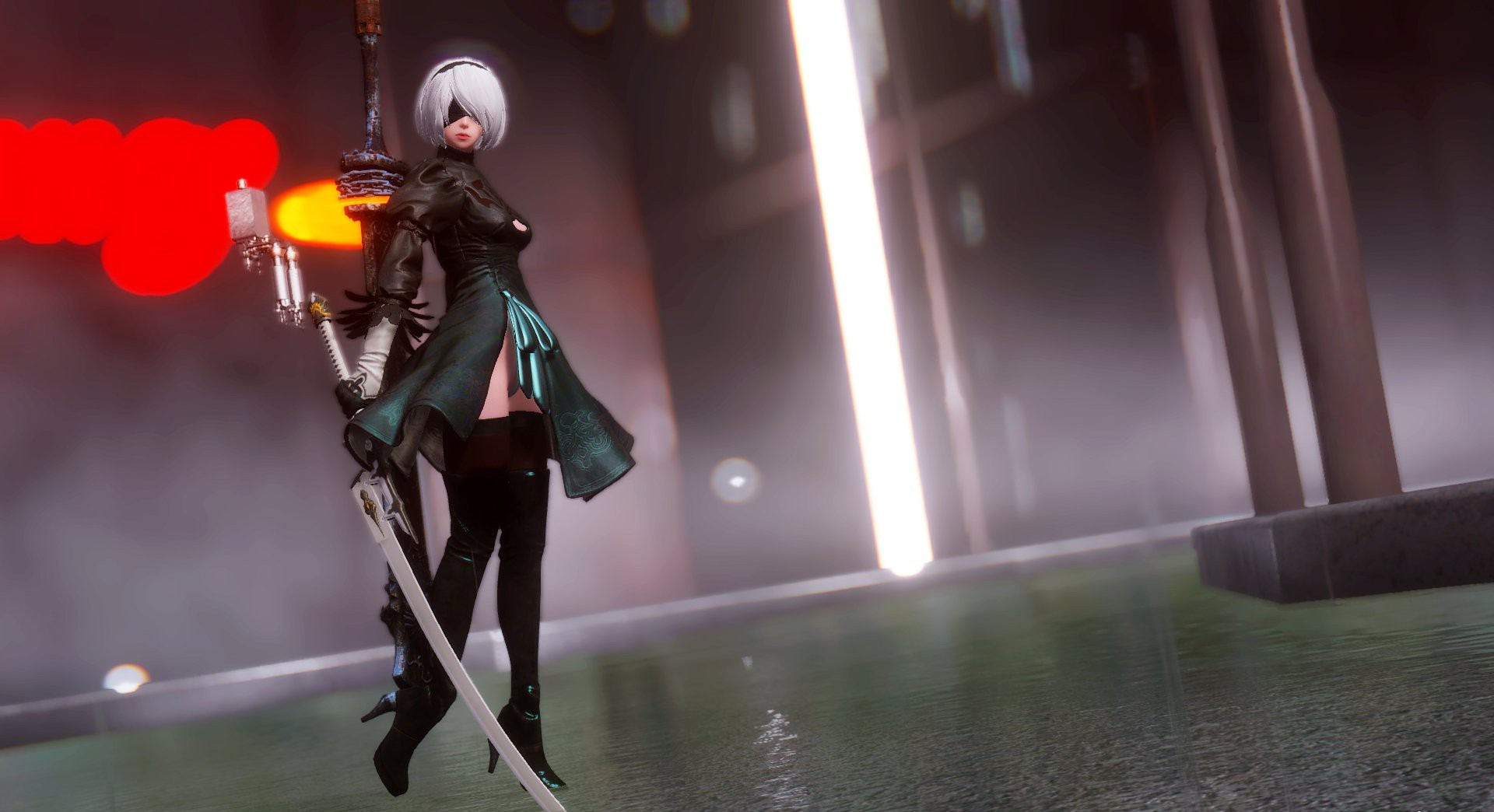 老滚为所欲为系列——没有mod打不出来的角色之2b小姐姐