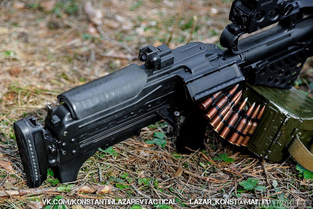 "拉扎列夫战术"公开无托版pkp机枪 史上威力最大的同类型枪械