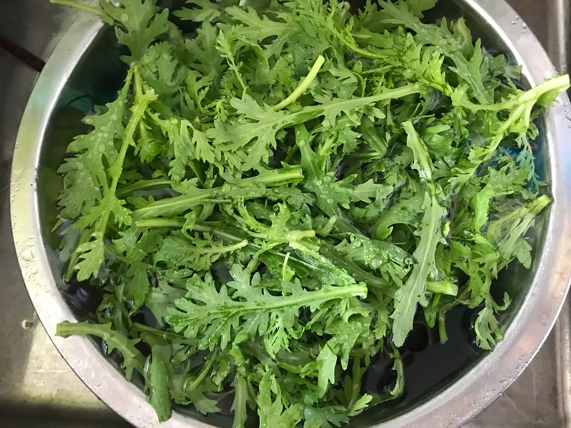 蒸茼蒿时多做1步,根根分明,清香开胃,爽脆又好吃,1人能吃1盘