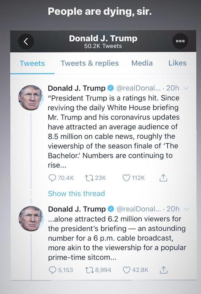 推荐：美国新冠肺炎患者超16万，特朗普晒白宫发布会收视率，网友怒了