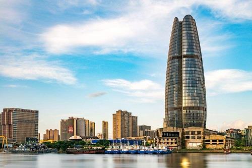 sps停车助力宁波地标性建筑——财富中心停车场进行全面升级改造