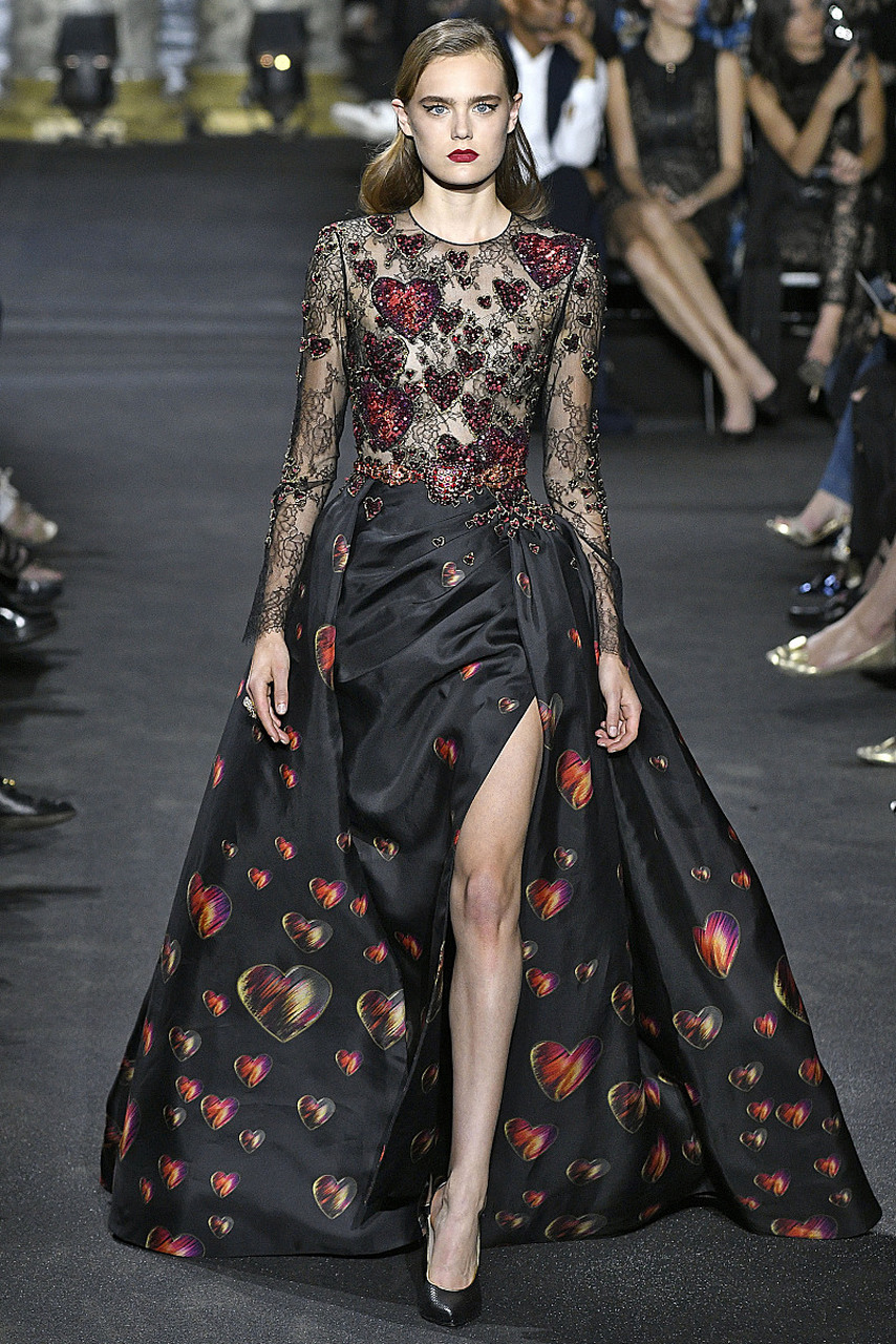 时尚穿搭# #养眼美女# elie saab 2016秋冬高定精美礼服赏析,淖最