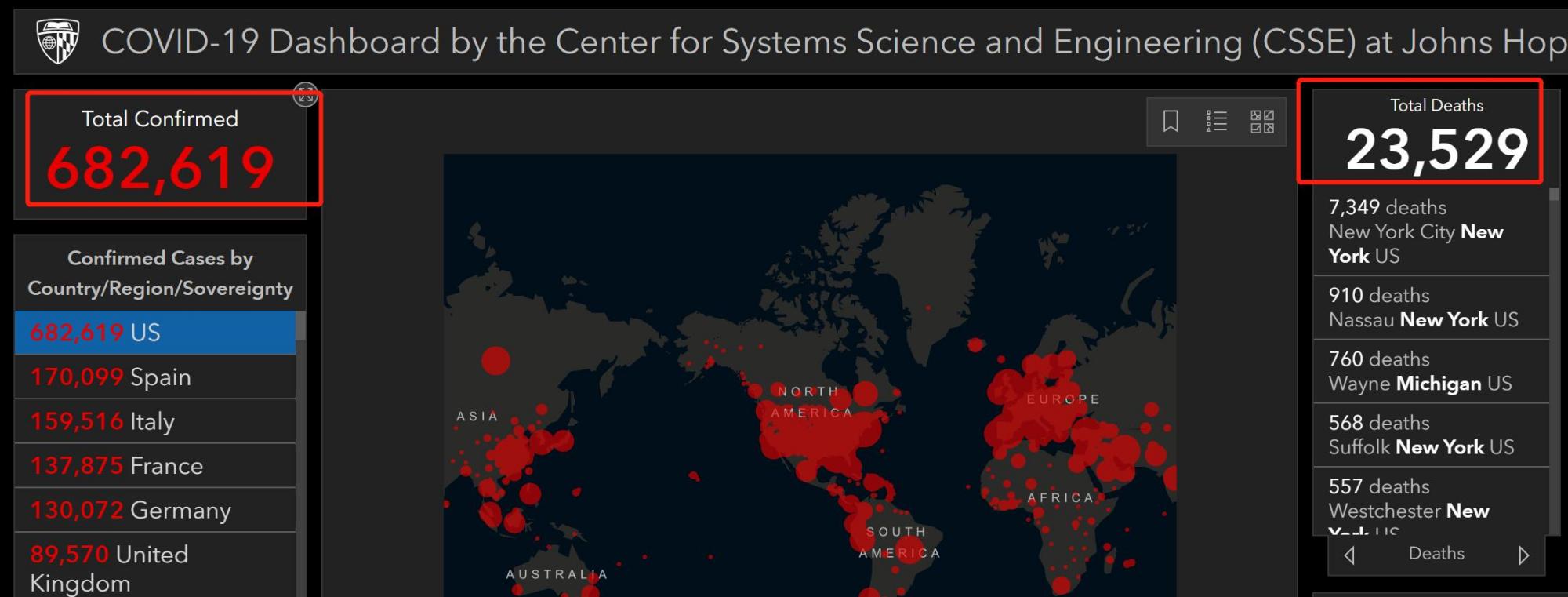推荐:暴增10万!美国累计确诊病例682619例,逼近70万