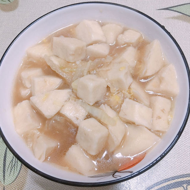 白菜烩馒头,记住这2个技巧,味道好又管饱