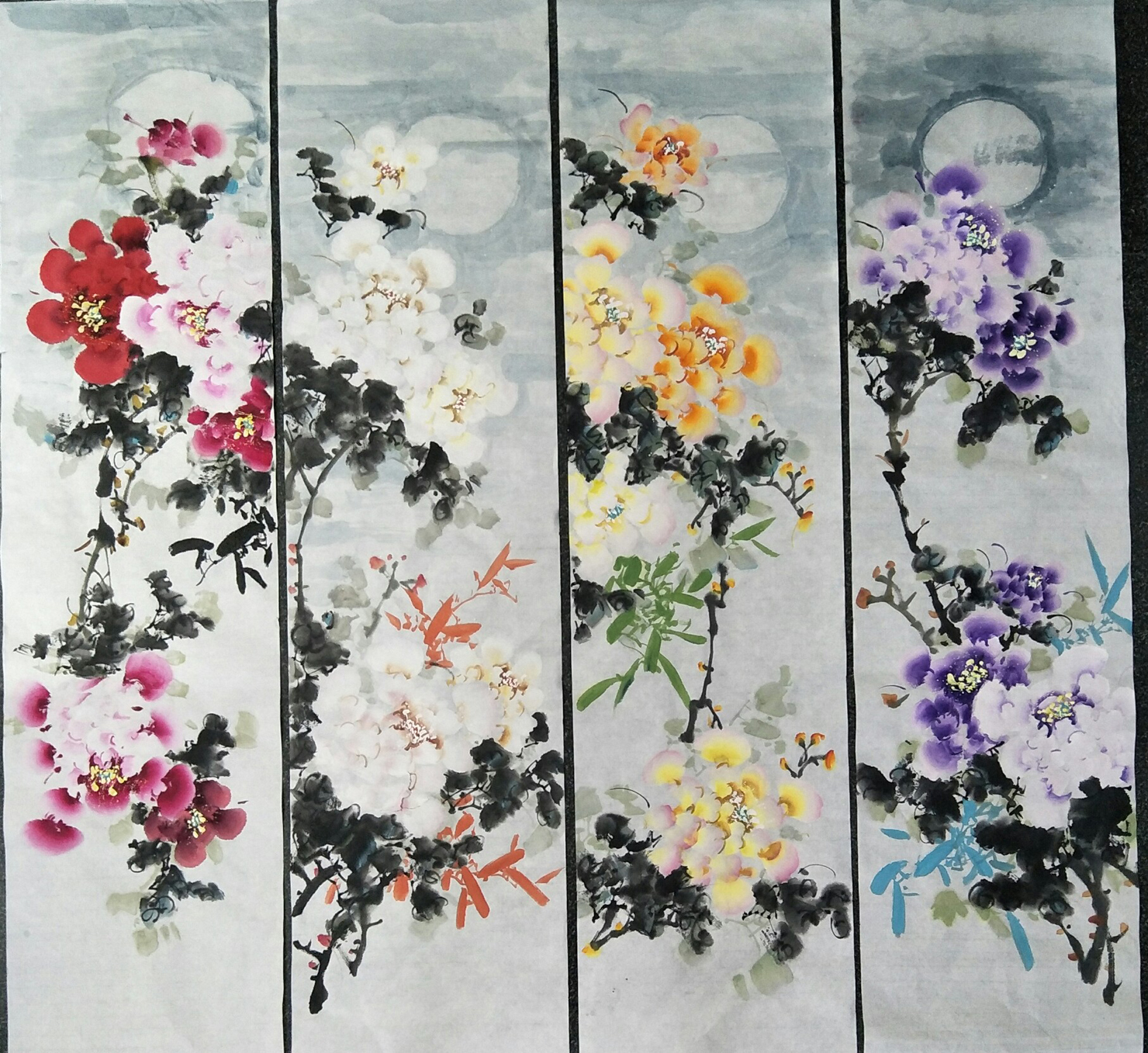 当代著名画家柳水平国画作品欣赏