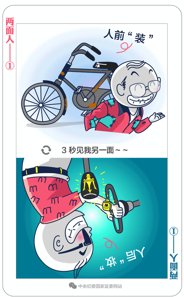 给"两面人"画个像