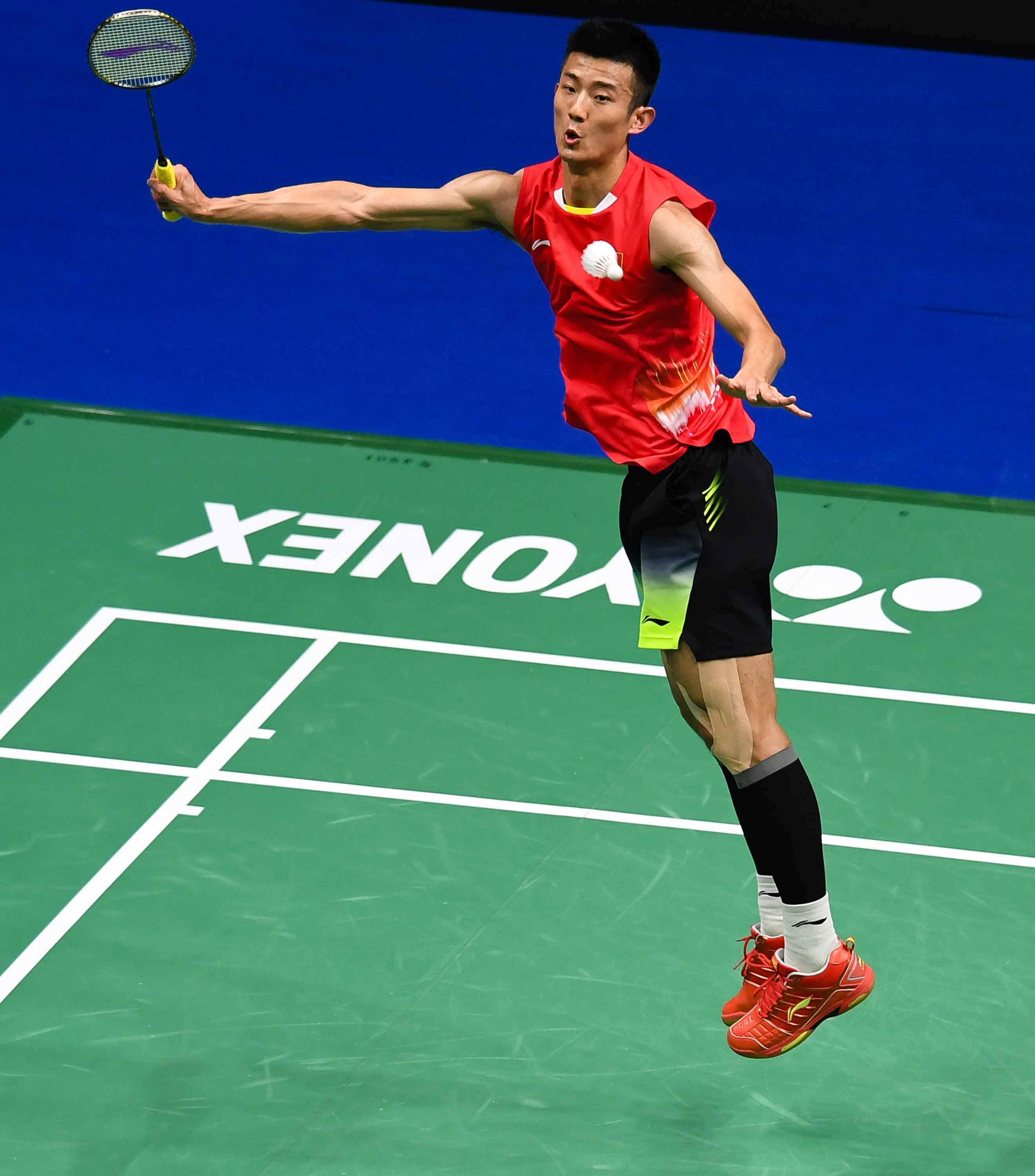 羽毛球——世锦赛:谌龙无缘决赛(6)