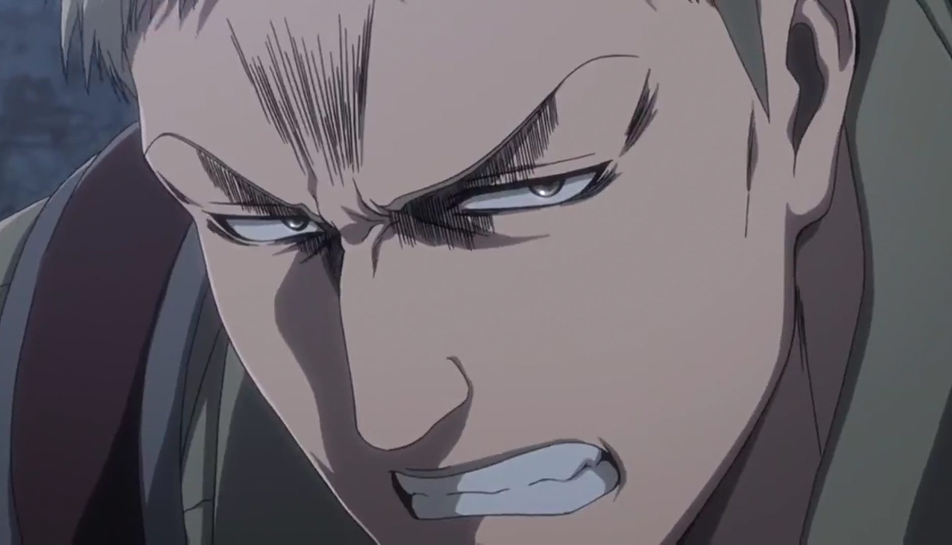 进击的巨人:铠之巨人要被虐出阴影了,第一集就全程挨打