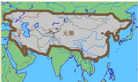 元朝的国土面积图片