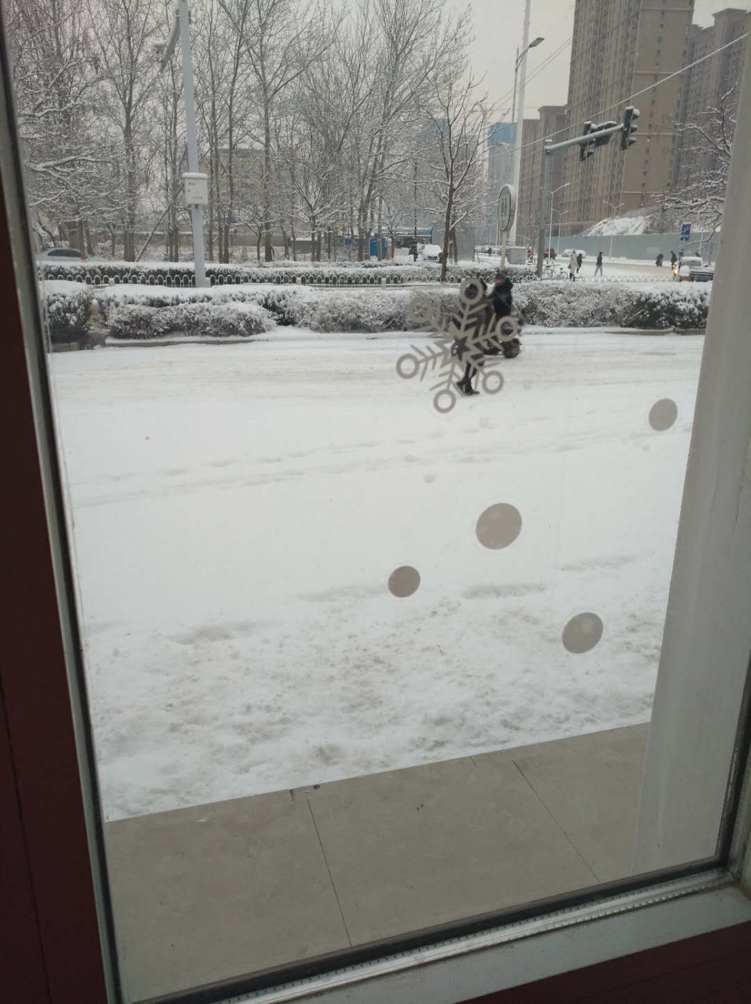 2018年保定的第一场雪