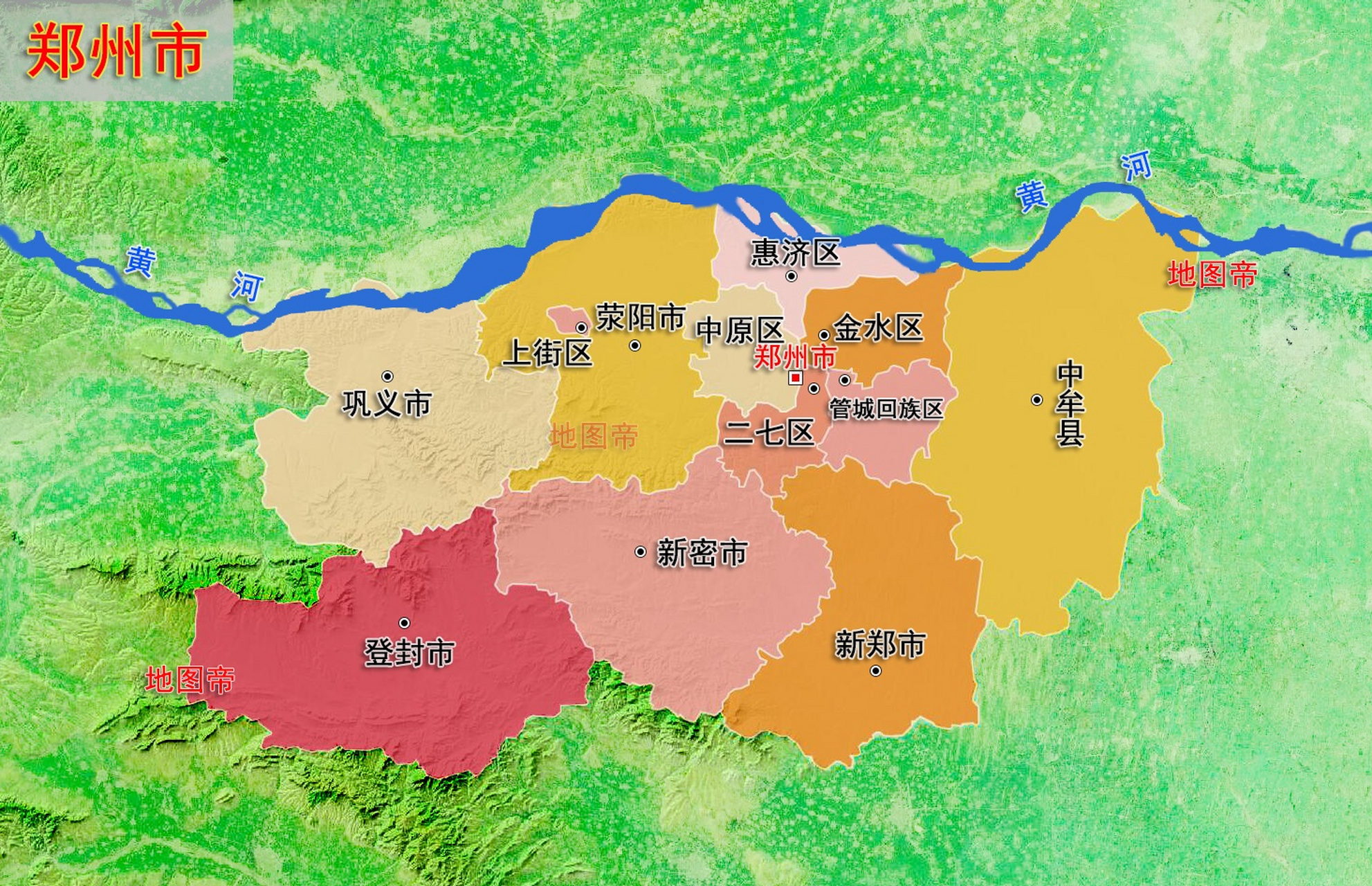 历史地图#郑州地图.