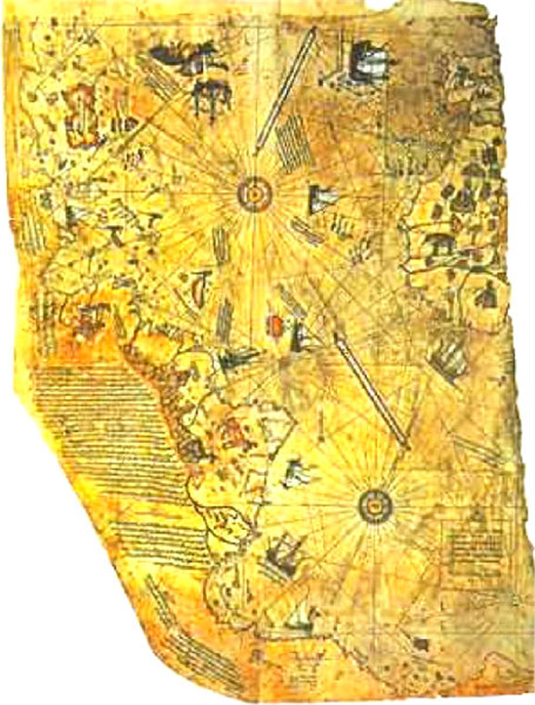 古地图描绘6000年前没有冰雪的南极洲轮廓!南极存在史前文明吗?