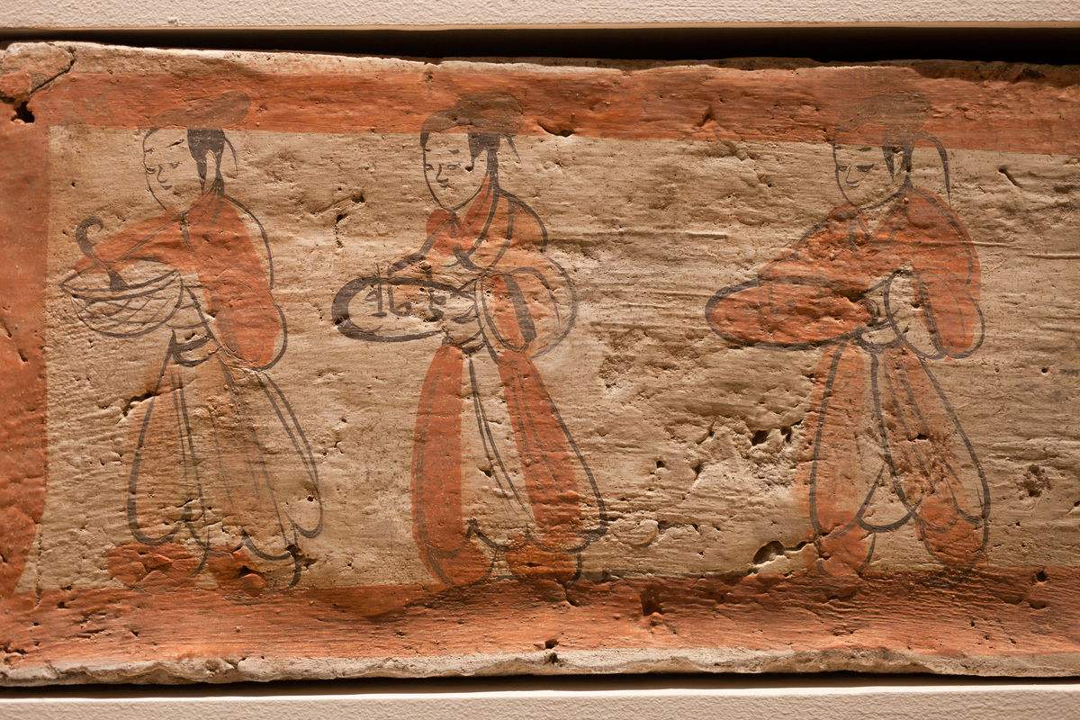 魏晋时期的壁画延续汉风,如同"连环画"一样生动有趣