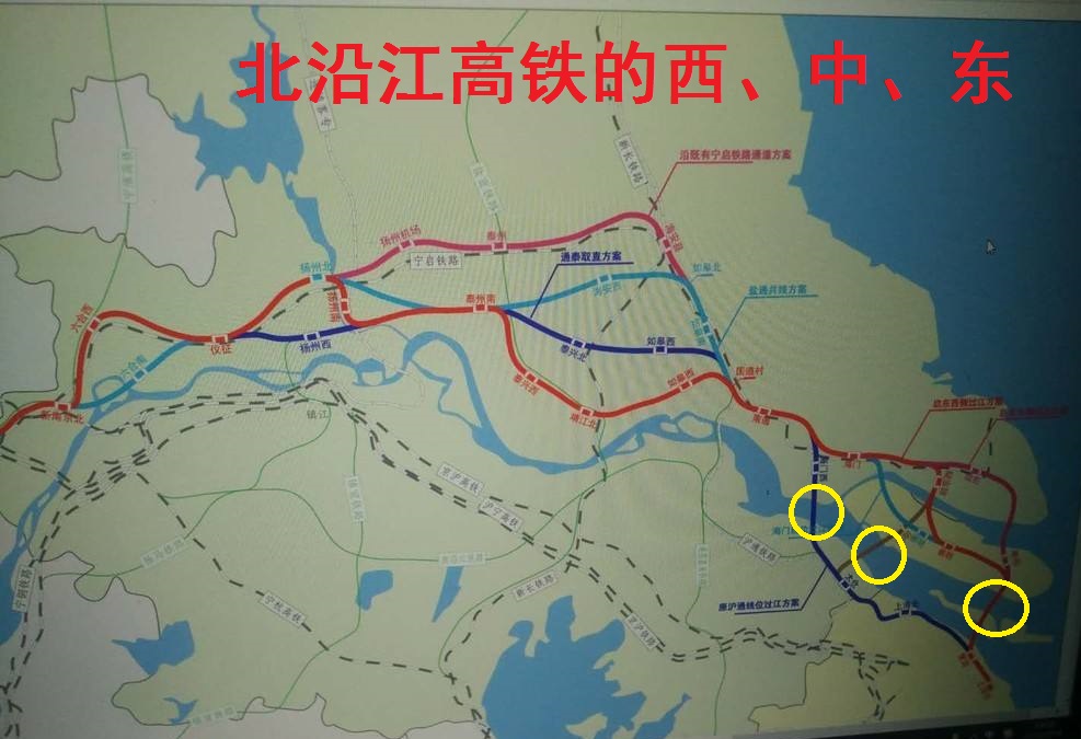 北沿江高铁中线方案分析:走上海市崇明区城桥镇,可能