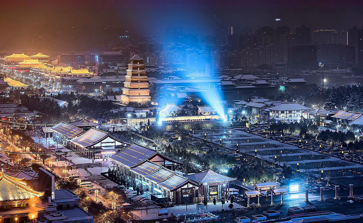 大年初二丨看长安,正月时,和风喜气不夜天