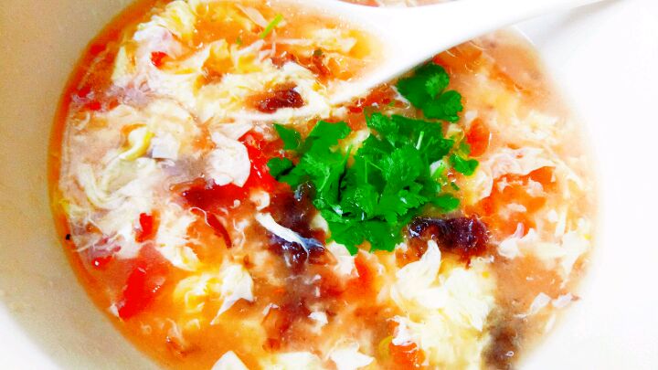 饭店的西红柿紫菜蛋花汤为什么好看还好喝?原来诀窍在这