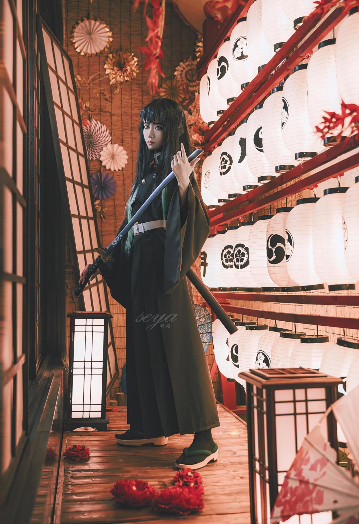 「鬼灭之刃」时透无一郎cos,太酷了吧